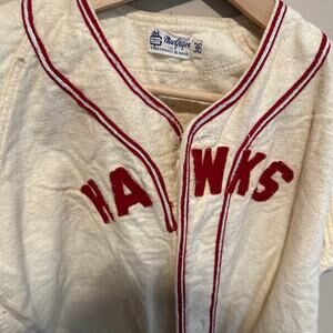 VTG 1940s MacGregor Baseball Uniforms Jersey Shirt Pants Socks Hawks VANS SUNOCO